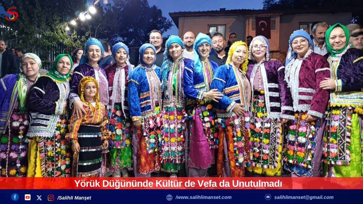 Yörük Düğününde Kültür de Vefa da Unutulmadı