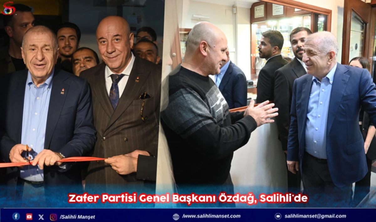 Zafer Partisi Genel Başkanı Özdağ, Salihli'de